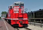 CB&Q 504 an EMD SD24 waits at the IRM depot.